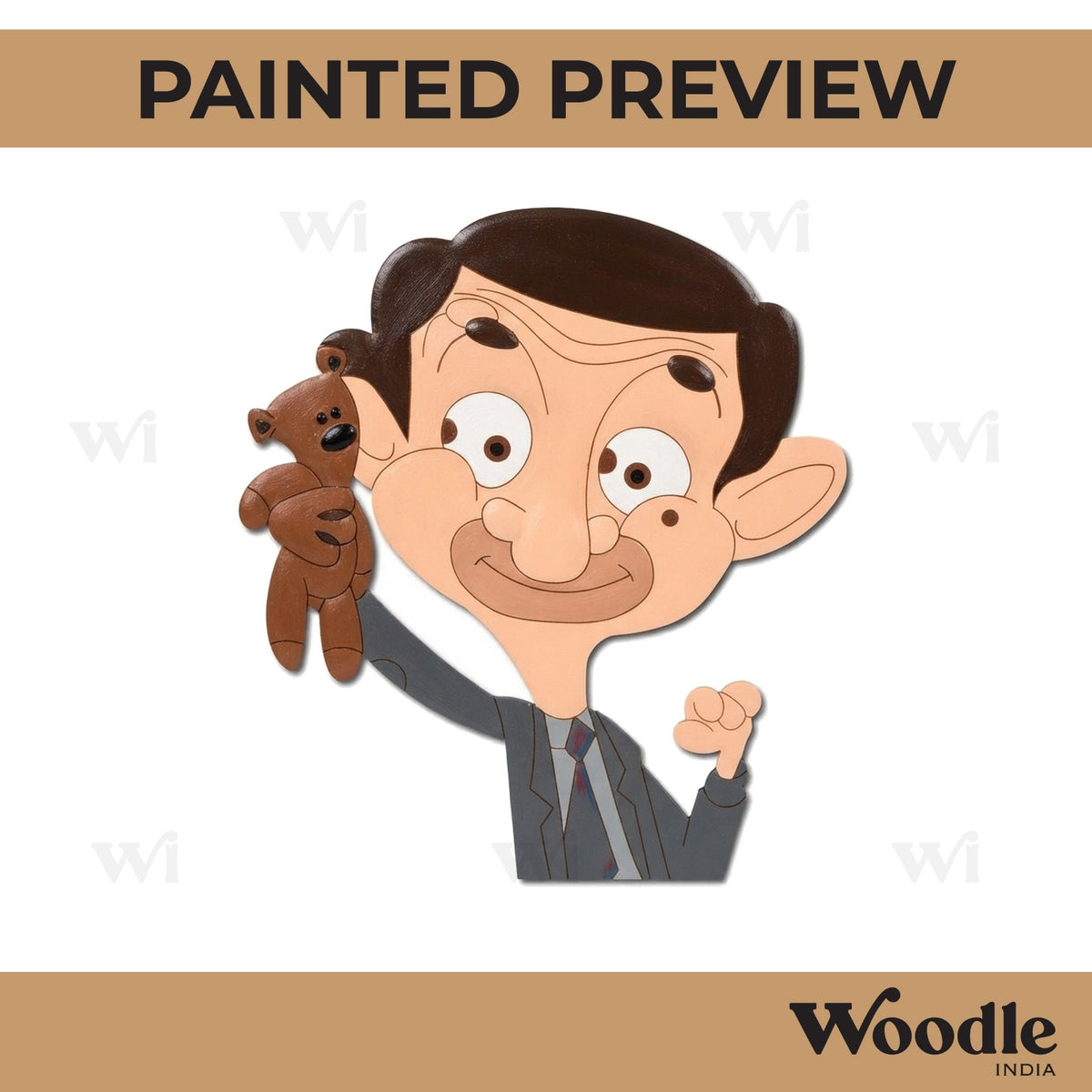 Mr. Bean Pre Marked MDF Design 2