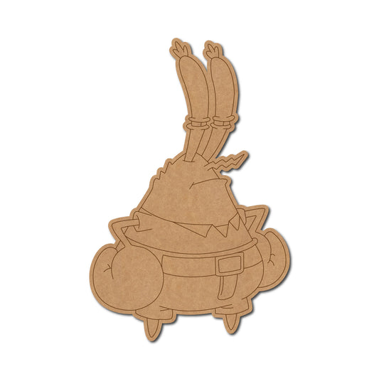 Mr. Krabs Spongebob Pre Marked MDF Design 1