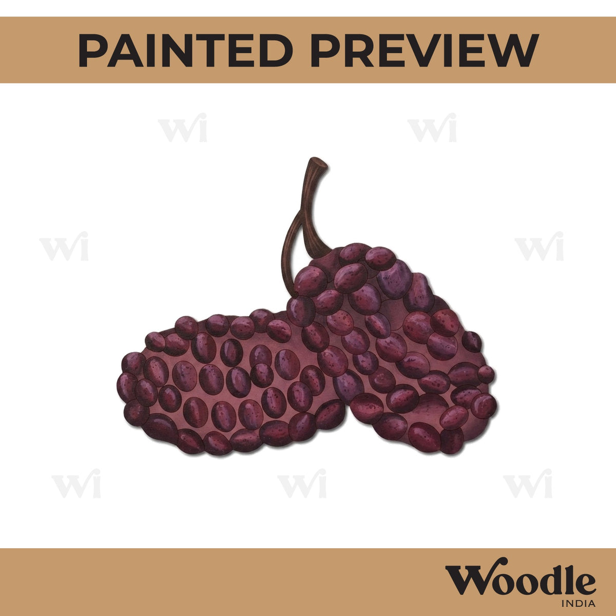 Mulberry Pre Marked MDF Design 1