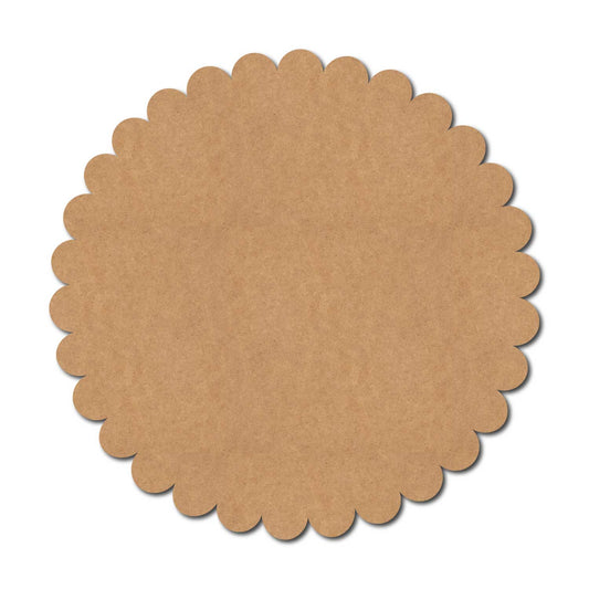 Multi Circular Round Base Cutout MDF Design 2