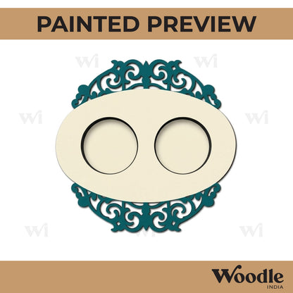 Multiple Diya Tealight Holder MDF Design 10