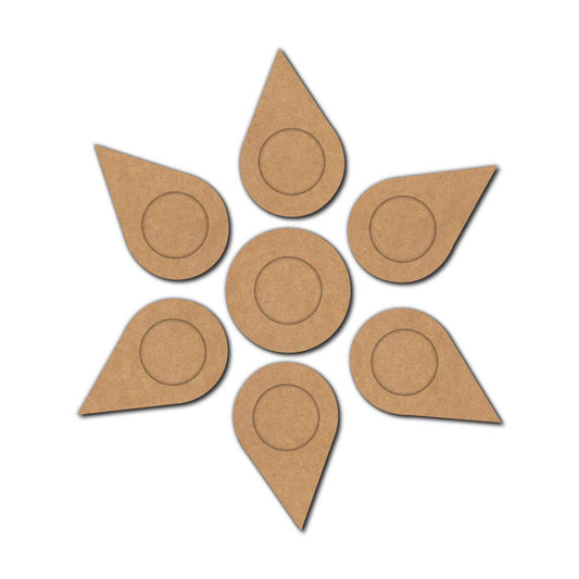 Multiple Diya Tealight Holder MDF Design 12