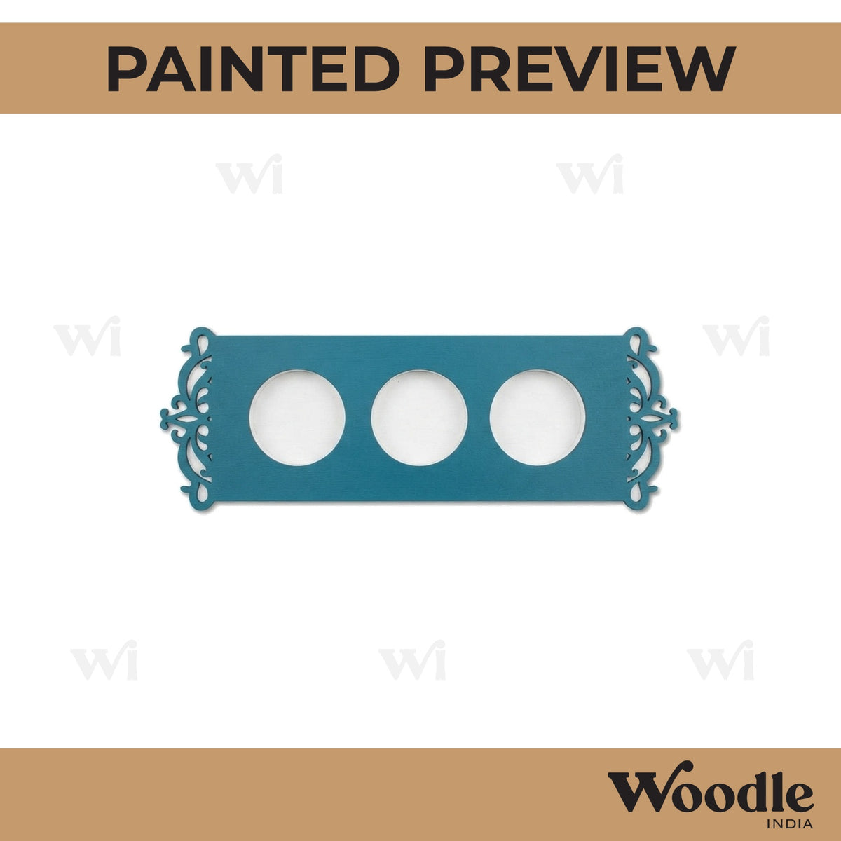 Multiple Diya Tealight Holder MDF Design 14