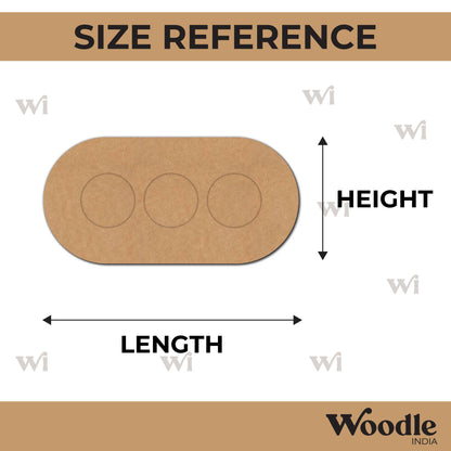 Multiple Diya Tealight Holder MDF Design 2