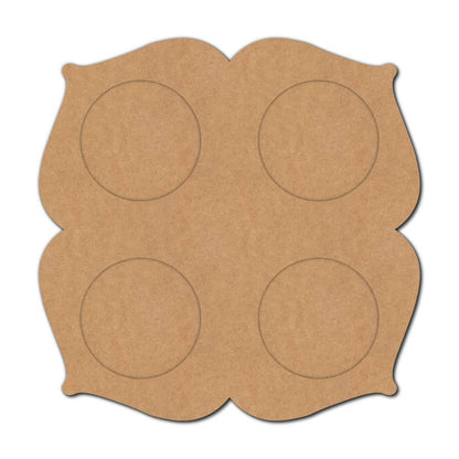 Multiple Diya Tealight Holder MDF Design 4