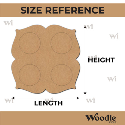 Multiple Diya Tealight Holder MDF Design 4