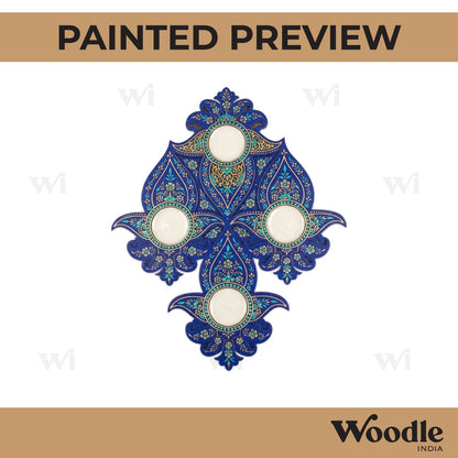 Multiple Diya Tealight Holder MDF Design 7