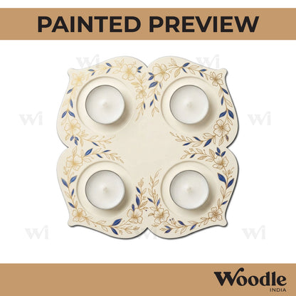 Multiple Diya Tealight Holder MDF Design 4