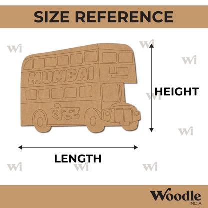 Mumbai Bus Pre Marked MDF Design 1