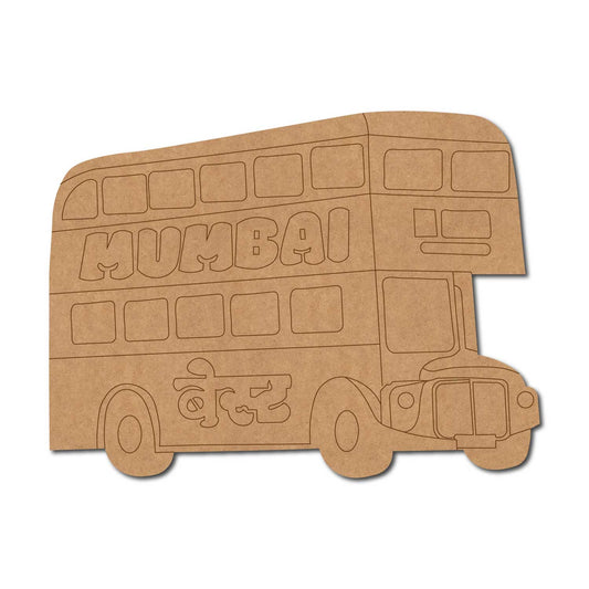 Mumbai Bus Pre Marked MDF Design 1