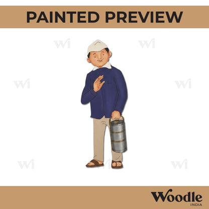 Mumbai Dabbawala Pre Marked MDF Design 1