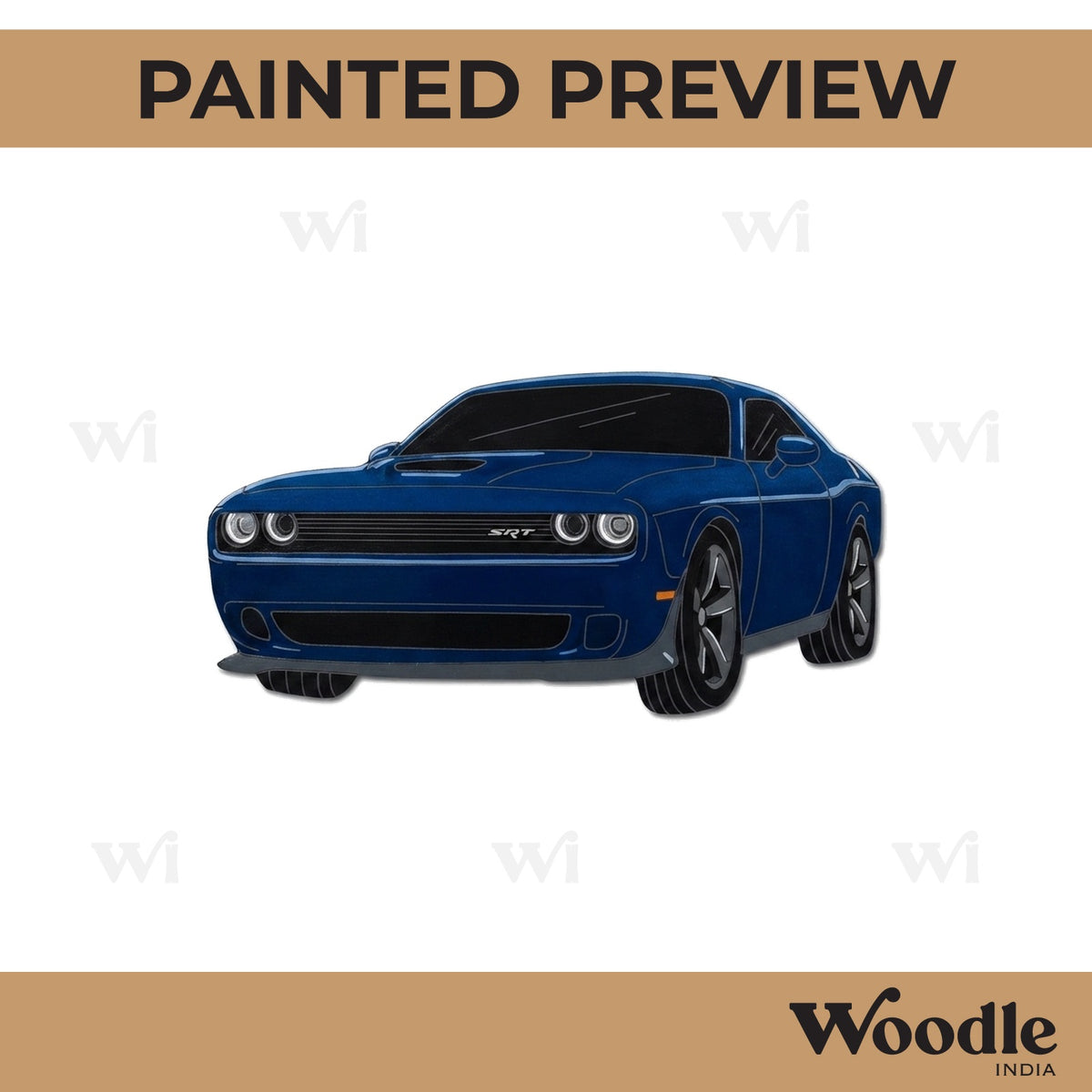Muscle Car Pre Marked MDF Design 1