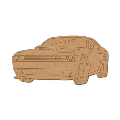 Muscle Car Pre Marked MDF Design 1