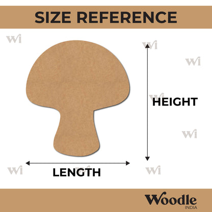 Mushroom Cutout MDF Design 1