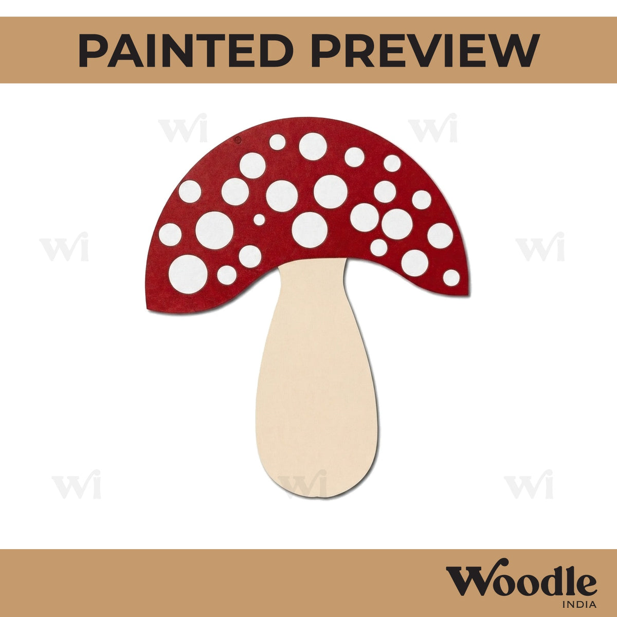 Mushroom Pre Marked MDF Design 2