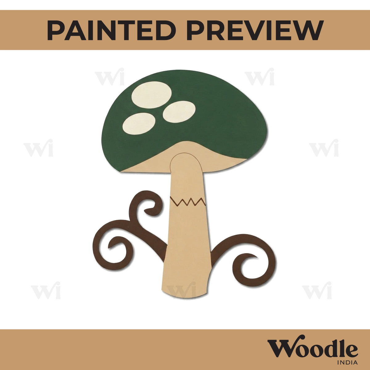 Mushroom Pre Marked MDF Design 6