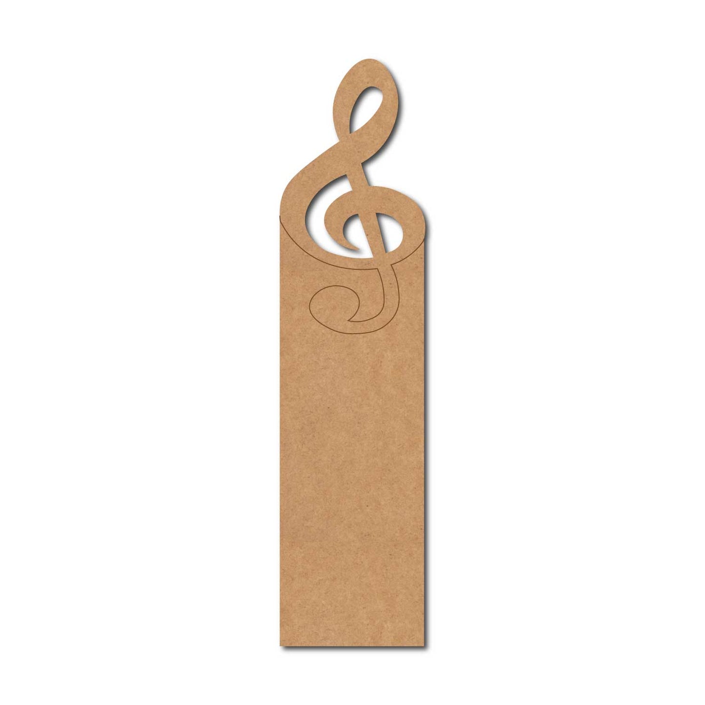 Musical Tone Bookmark Pre Marked MDF Design 1