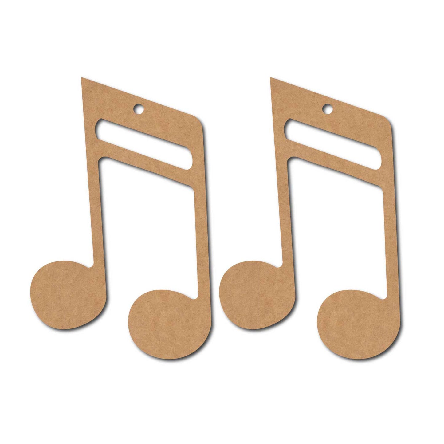 Musical Tone Earrings MDF Design 1