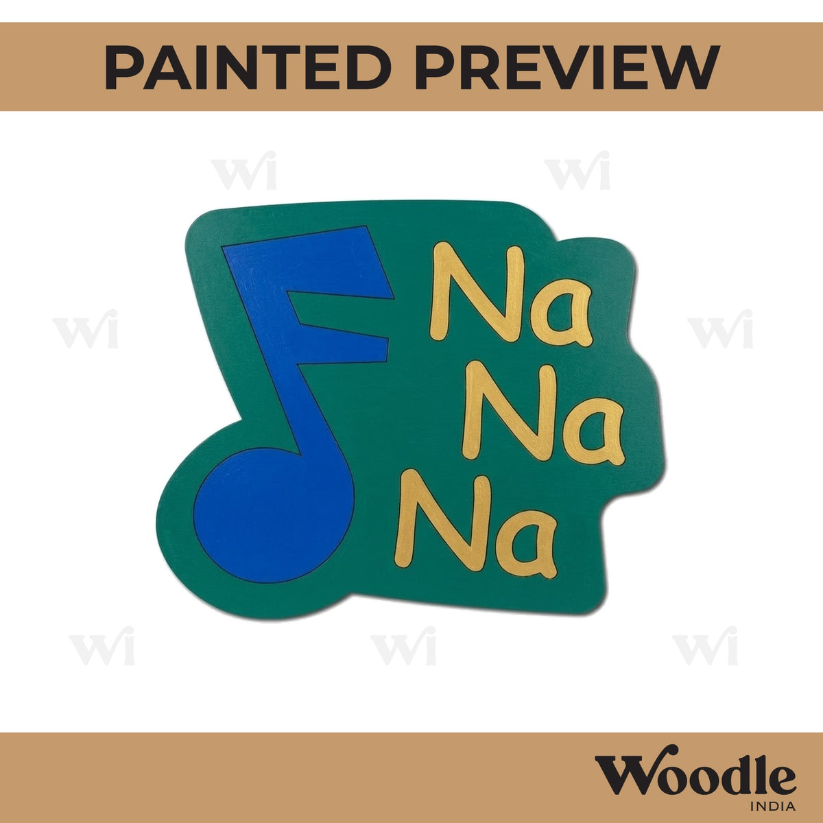 Musical Tone Pre Marked Base MDF Design 1
