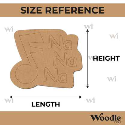 Musical Tone Pre Marked Base MDF Design 1