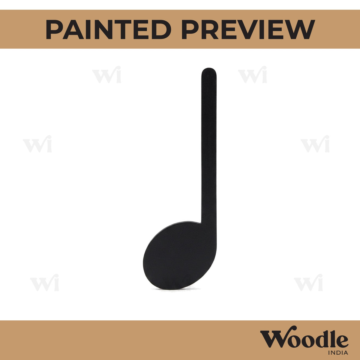 Musical Tones Cutout MDF Design 2