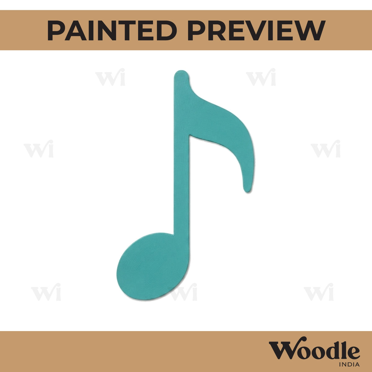 Musical Tones Cutout MDF Design 4