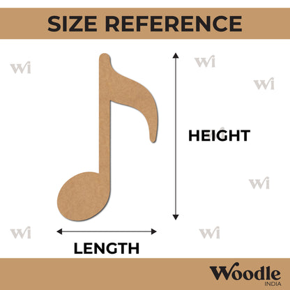 Musical Tones Cutout MDF Design 4