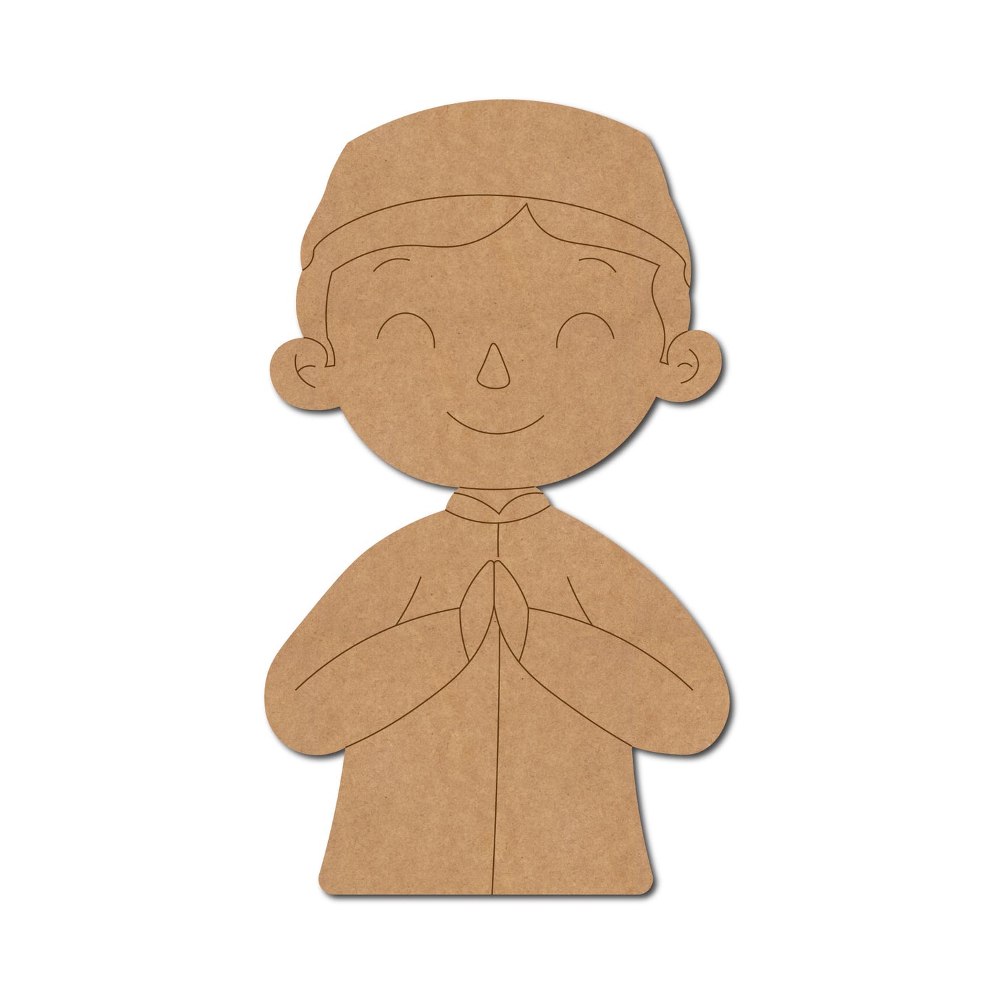 Muslim Boy Pre Marked MDF Design 1