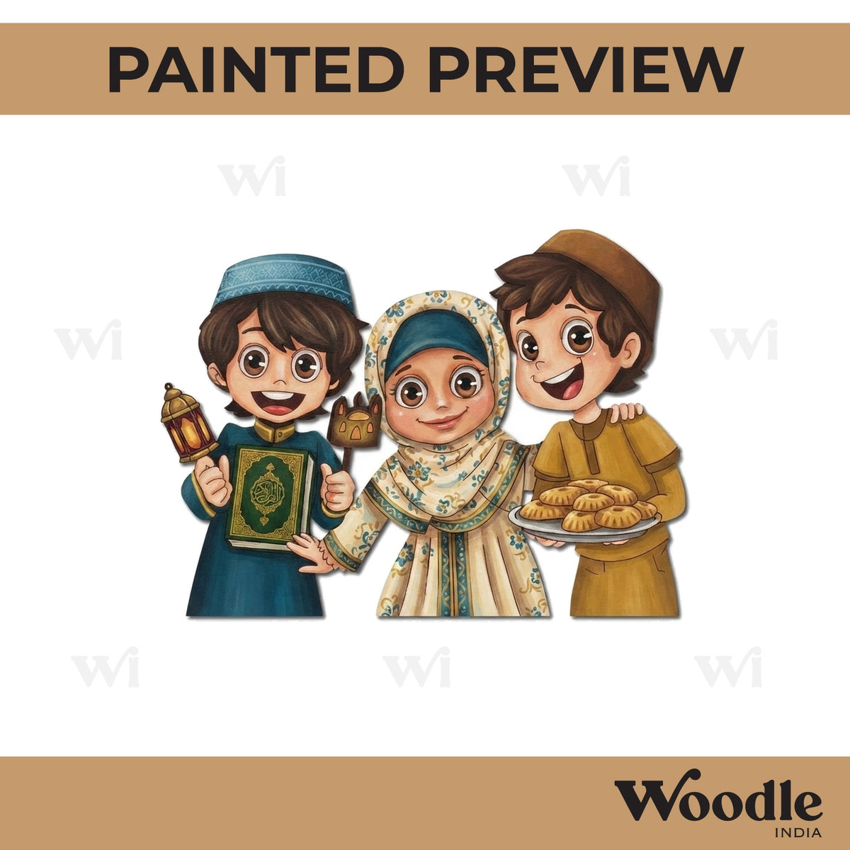 Muslim Friends Pre Marked MDF Design 1