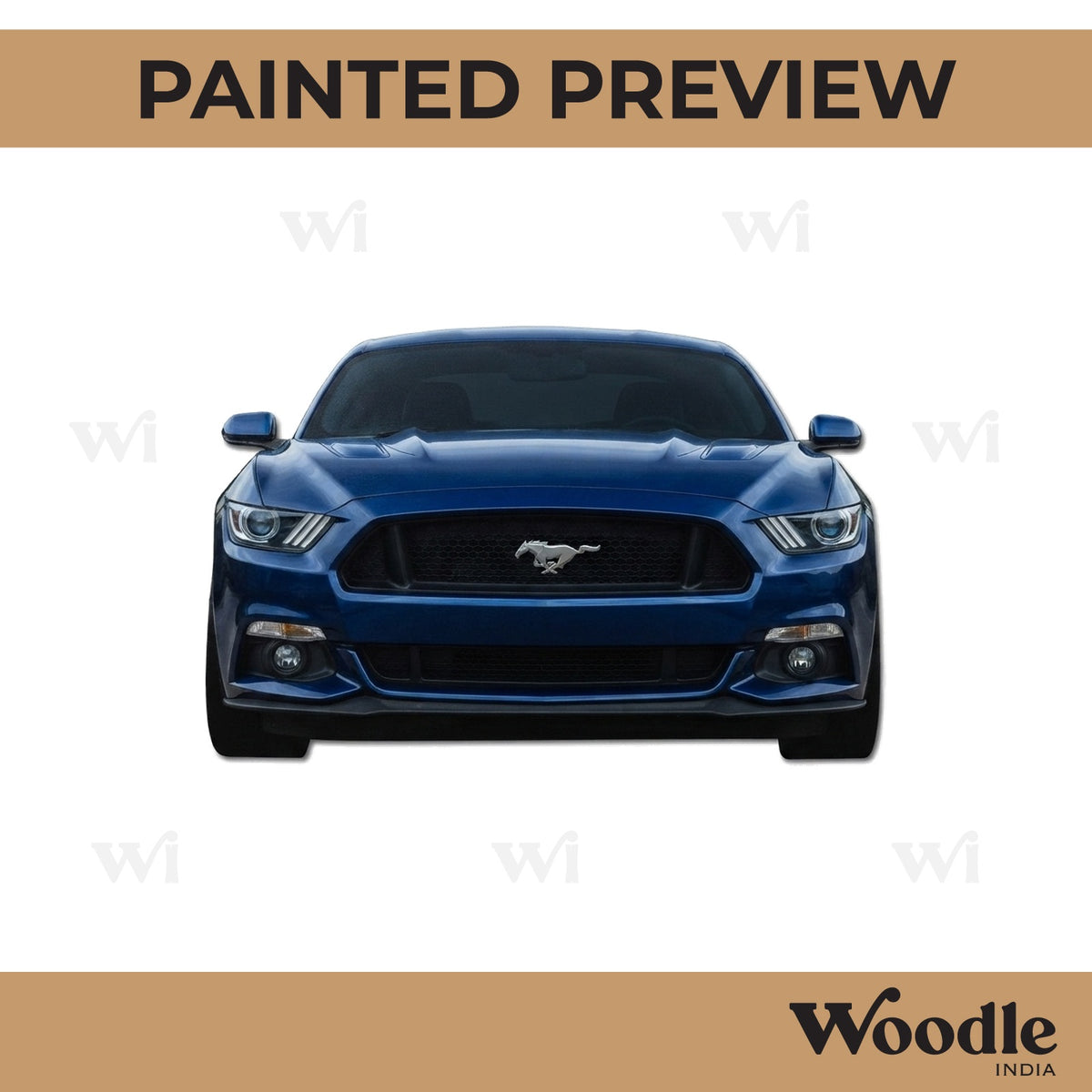 Mustang Car Pre Marked MDF Design 1