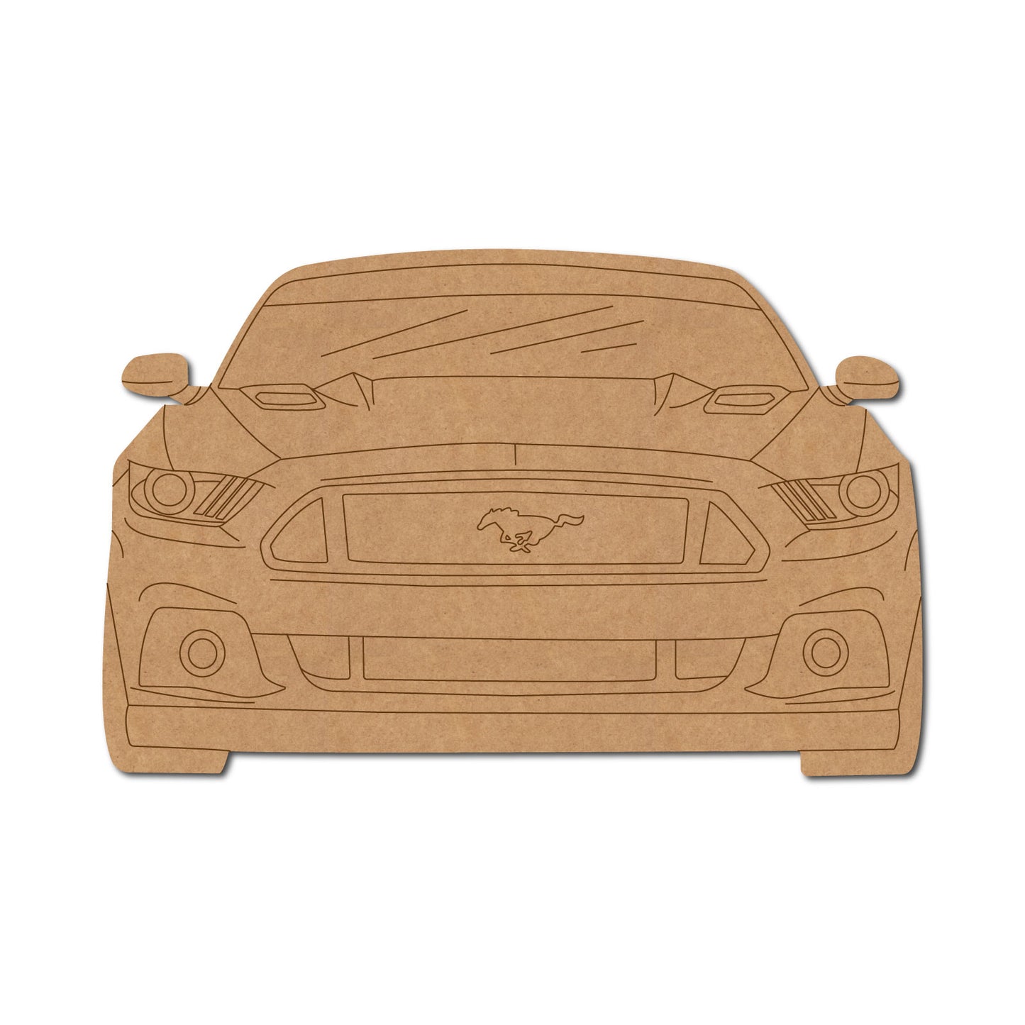 Mustang Car Pre Marked MDF Design 1