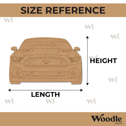 Mustang Car Pre Marked MDF Design 1