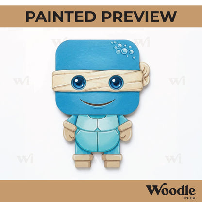 Mutant Ninja Turtle Cartoon Pre Marked MDF Design 1