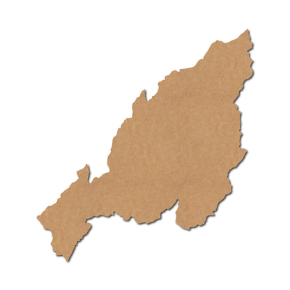 Nagaland Map Cutout MDF Design 1