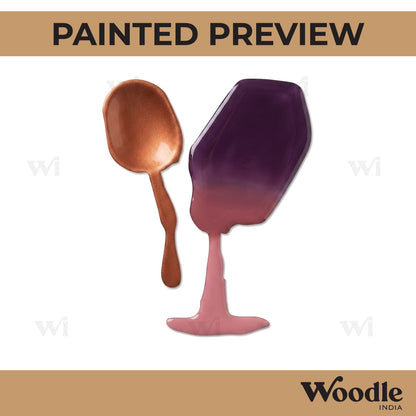 Nail Polish Cutout MDF Design 1