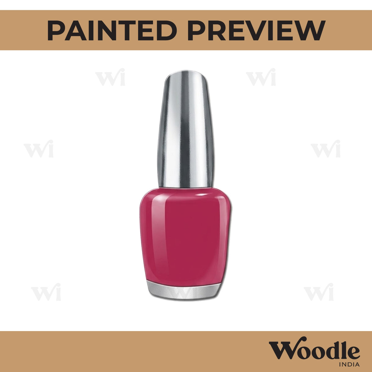 Nail Polish Pre Marked MDF Design 1