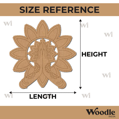 Namaste Mandala Pre Marked Base MDF Design 1