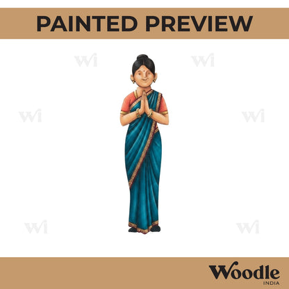 Namaste Woman Pre Marked MDF Design 4
