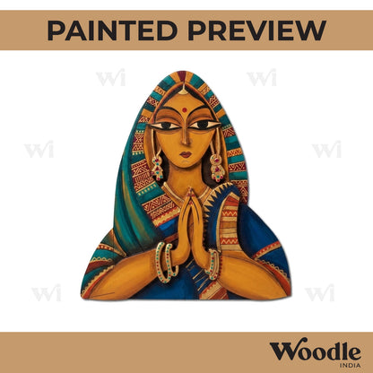 Namaste Woman Pre Marked MDF Design 5