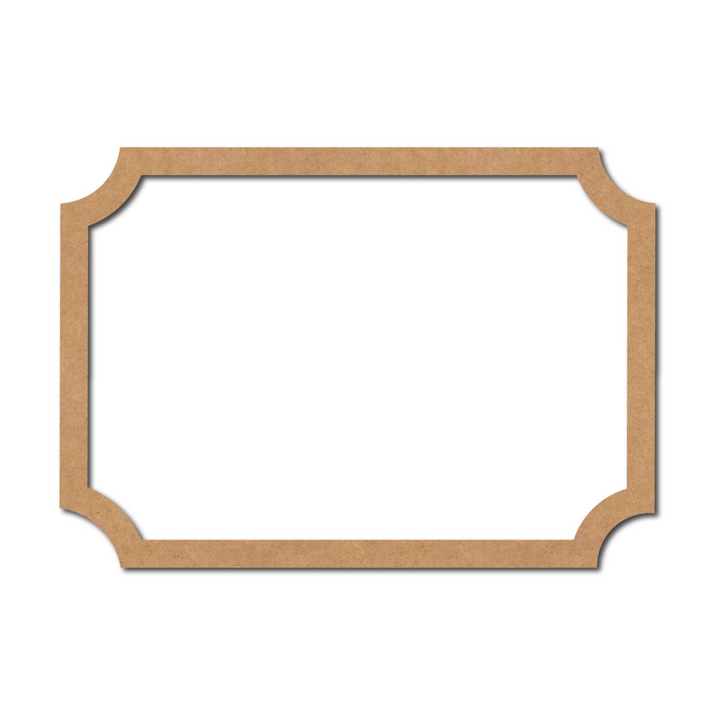 Nameplate Border Cutout MDF Design 1
