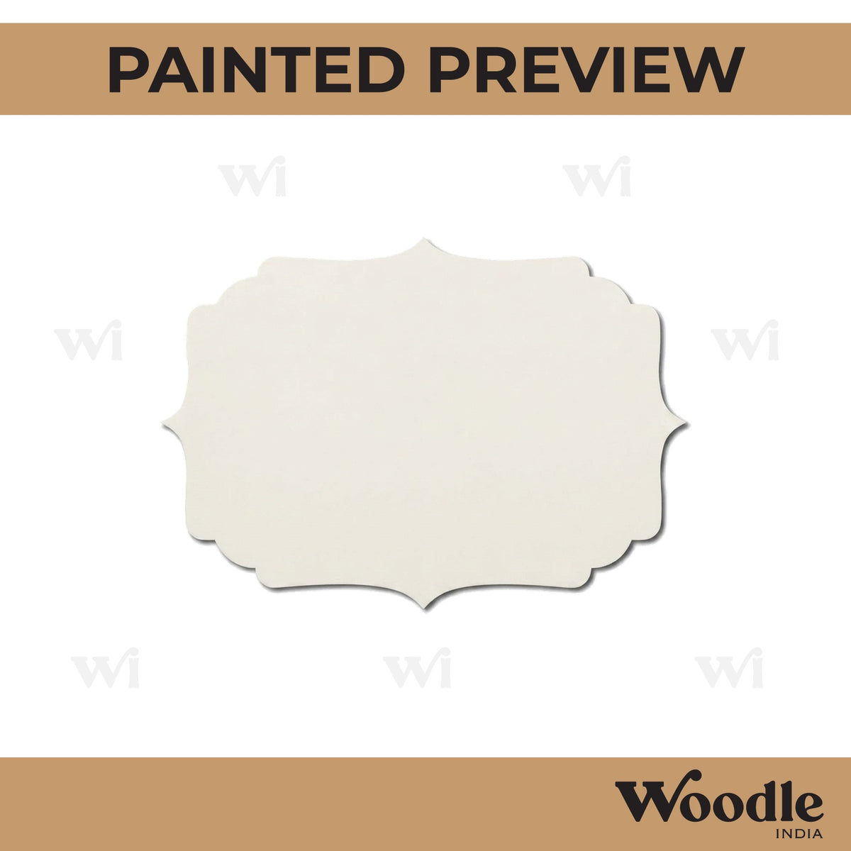 Nameplate Cutout MDF Design 1