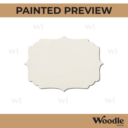 Nameplate Cutout MDF Design 1