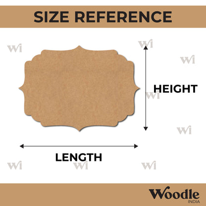 Nameplate Cutout MDF Design 1