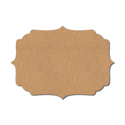 Nameplate Cutout MDF Design 1