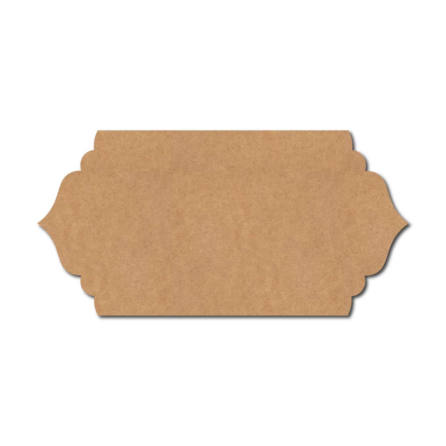 Nameplate Cutout MDF Design 4