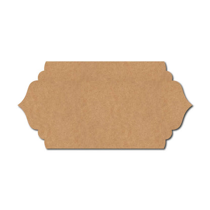 Nameplate Cutout MDF Design 4