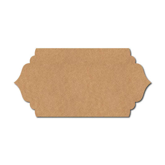 Nameplate Cutout MDF Design 4
