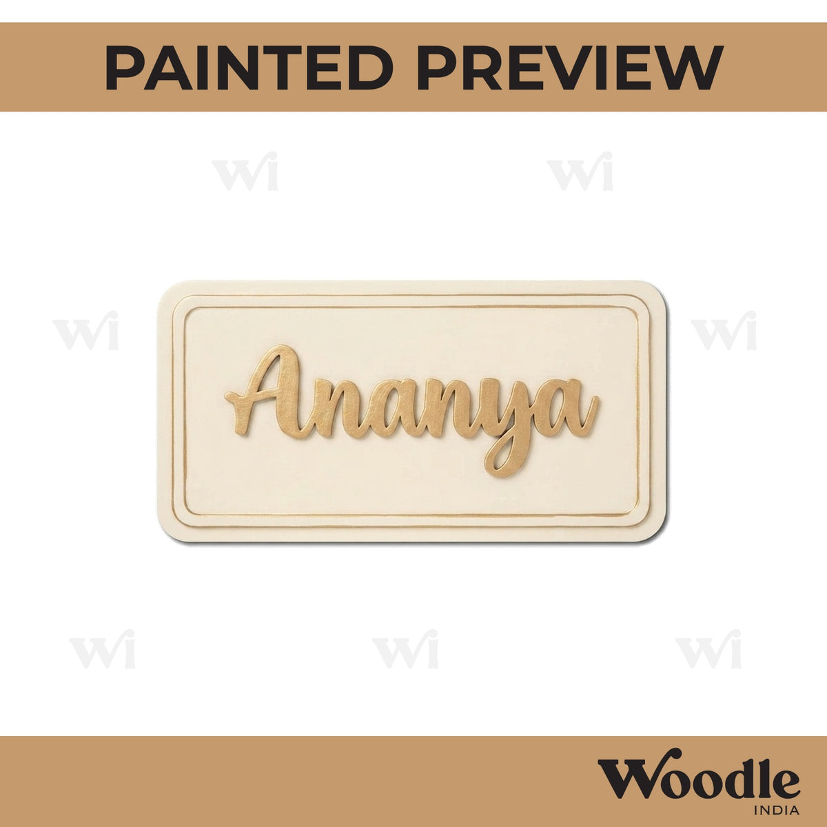 Nameplate MDF Design 36