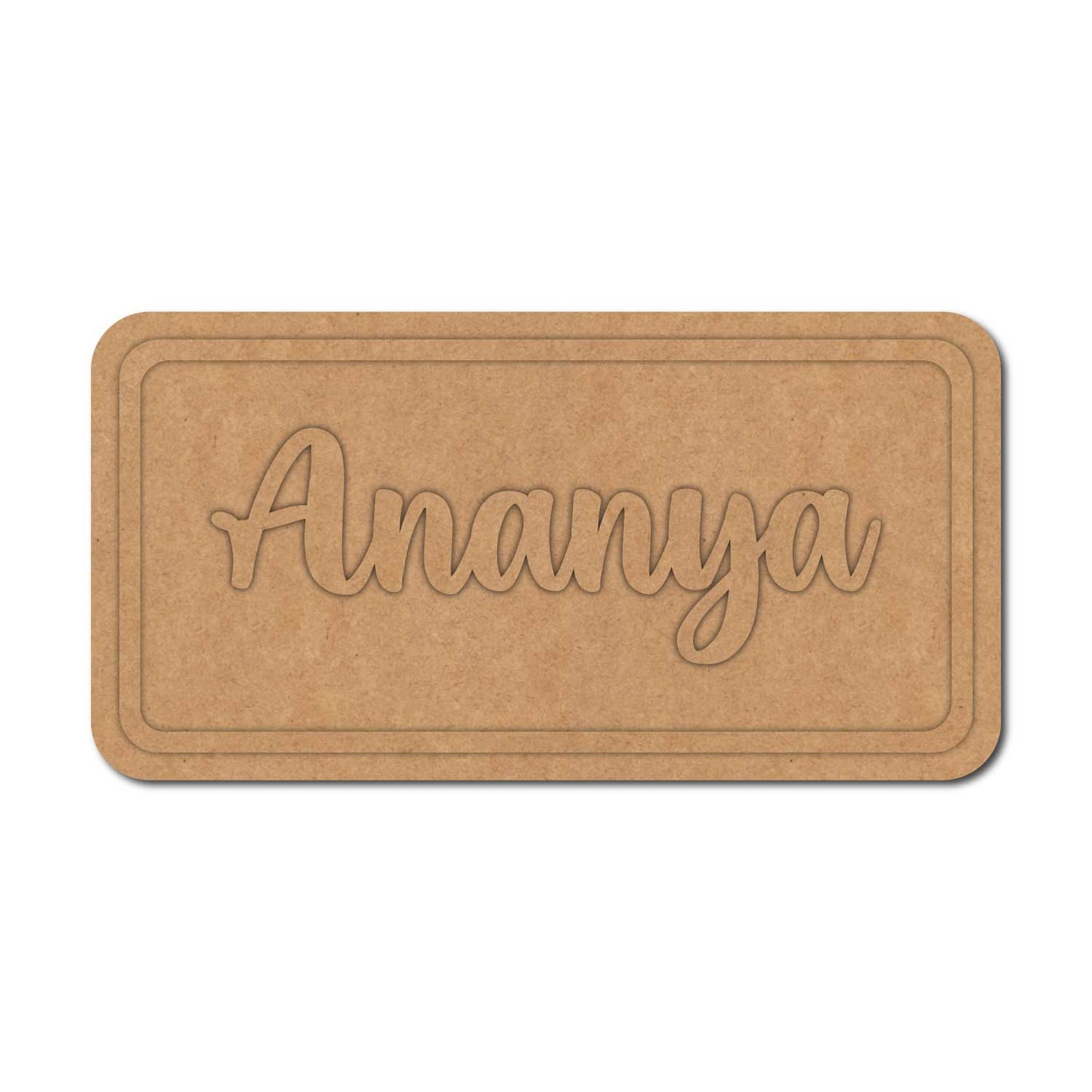 Nameplate MDF Design 36
