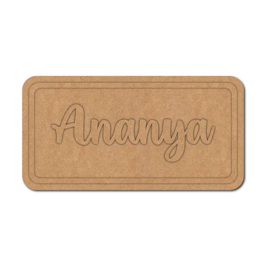 Nameplate MDF Design 36